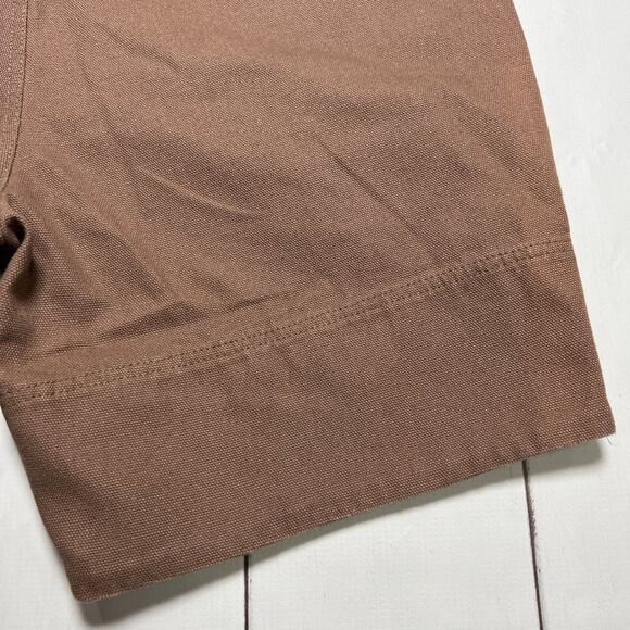 NWT Standard Issue NYC Cotton Canvas Pleated Utility Shorts SIZE 34 Oak Tan NEW - Picture 10 of 10